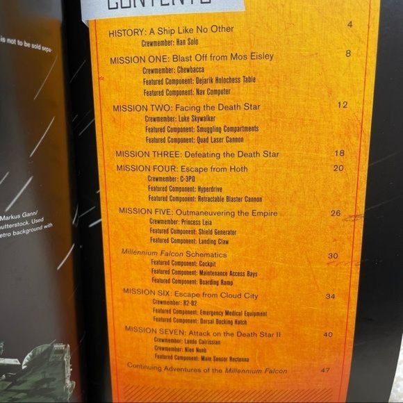 Star Wars Lucas Film Millennium Falcon Mission Reports Book By Benjamin Harper - Picture 4 of 10